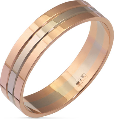 

Кольцо обручальное из комбинированного золота, CC54300226773