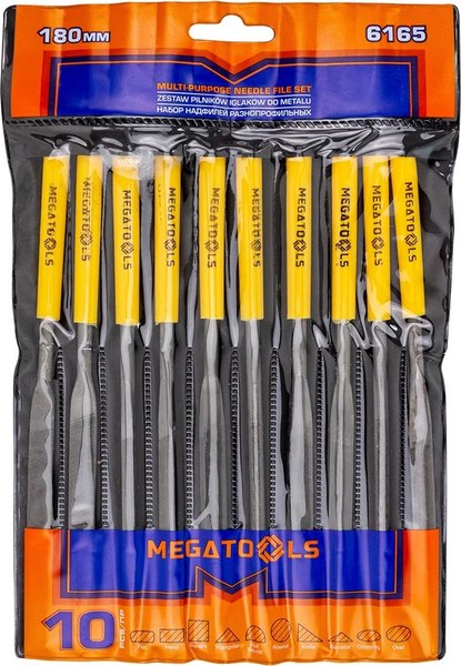 Набор надфилей Megatools MT-6165 (60891)