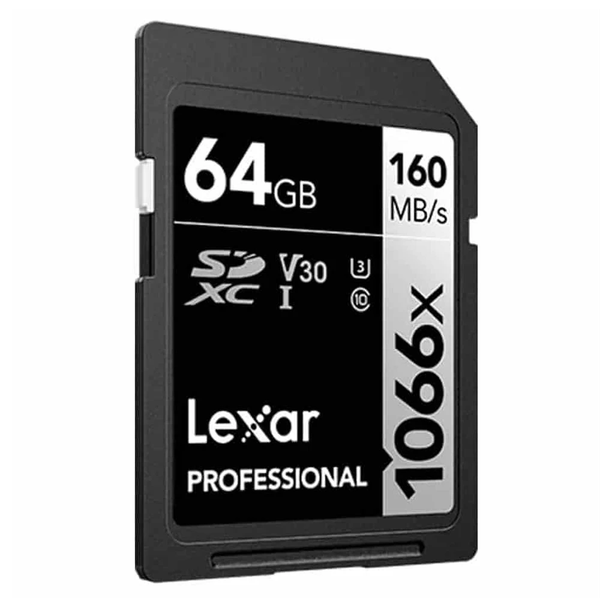 Карта памяти Lexar Professional 1066x SDXC UHS-I 64GB (LSD1066064G-BNNNG)