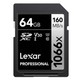 Карта памяти Lexar Professional 1066x SDXC UHS-I 64GB (LSD1066064G-BNNNG) - 
