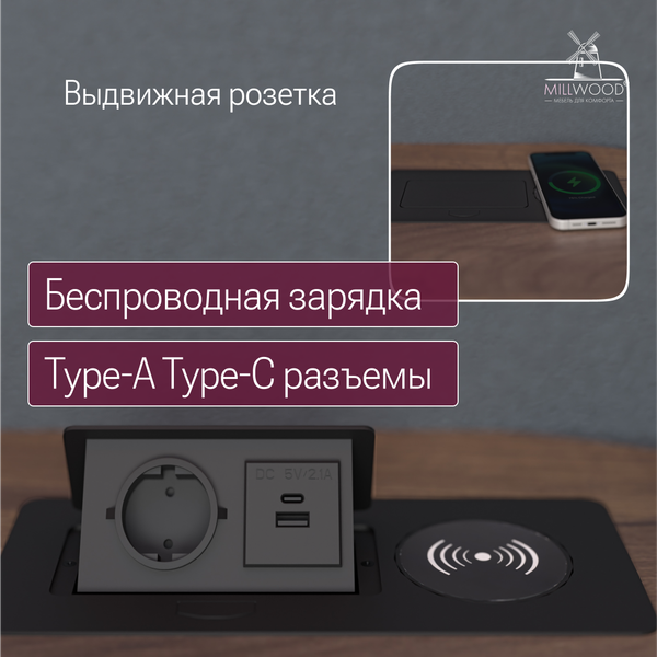 Купить Компьютерный стол Millwood Каир угловой с полкой 200х120х93 в Бресте