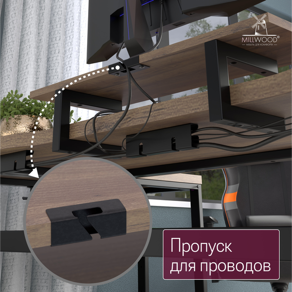 Купить Компьютерный стол Millwood Каир угловой с полкой 200х120х93 в Бресте
