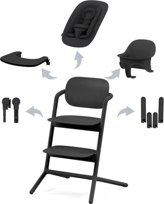Стульчик для кормления Cybex Lemo 4-in-1 Set (Stunning Black) - 