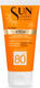 Крем солнцезащитный Krassa Sun Expert SPF 80 для защиты лица, зоны декольте и татуажа (50мл) - 