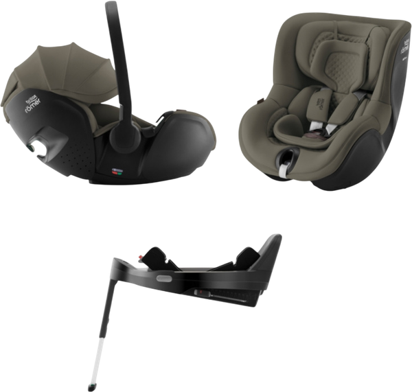 Автокресло Britax Romer 3в1 Baby-Safe Pro + Vario Base 5z + Dualfix 5z Lux