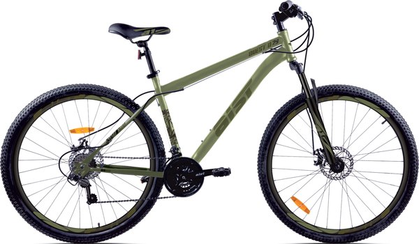 Велосипед AIST Quest Disc 29 2025 (19,5, зеленый, разобранный, в коробке)