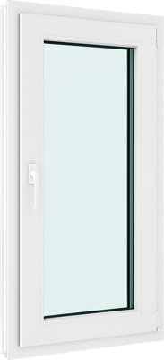 Окно ПВХ Добрае акенца Поворотно-откидное 3 стекла (1200x600) - 