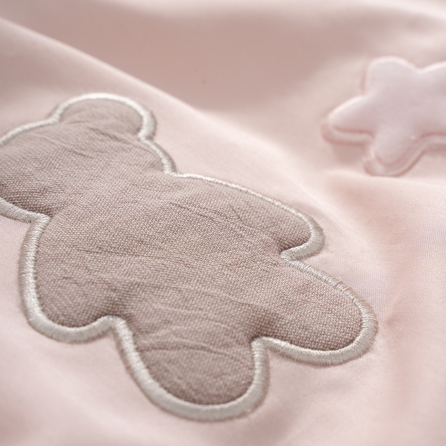 Комплект постельный для малышей Perina Teddy Sateen Collection / ТДСК2-01.7/40 (розовый) — фото 3