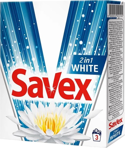 Стиральный порошок Savex White (300г)