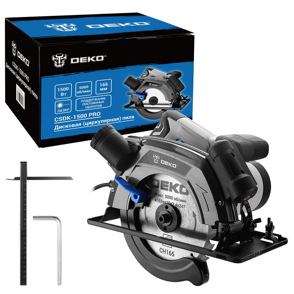 Дисковая пила Deko CSDK-1500 PRO / 085-1150