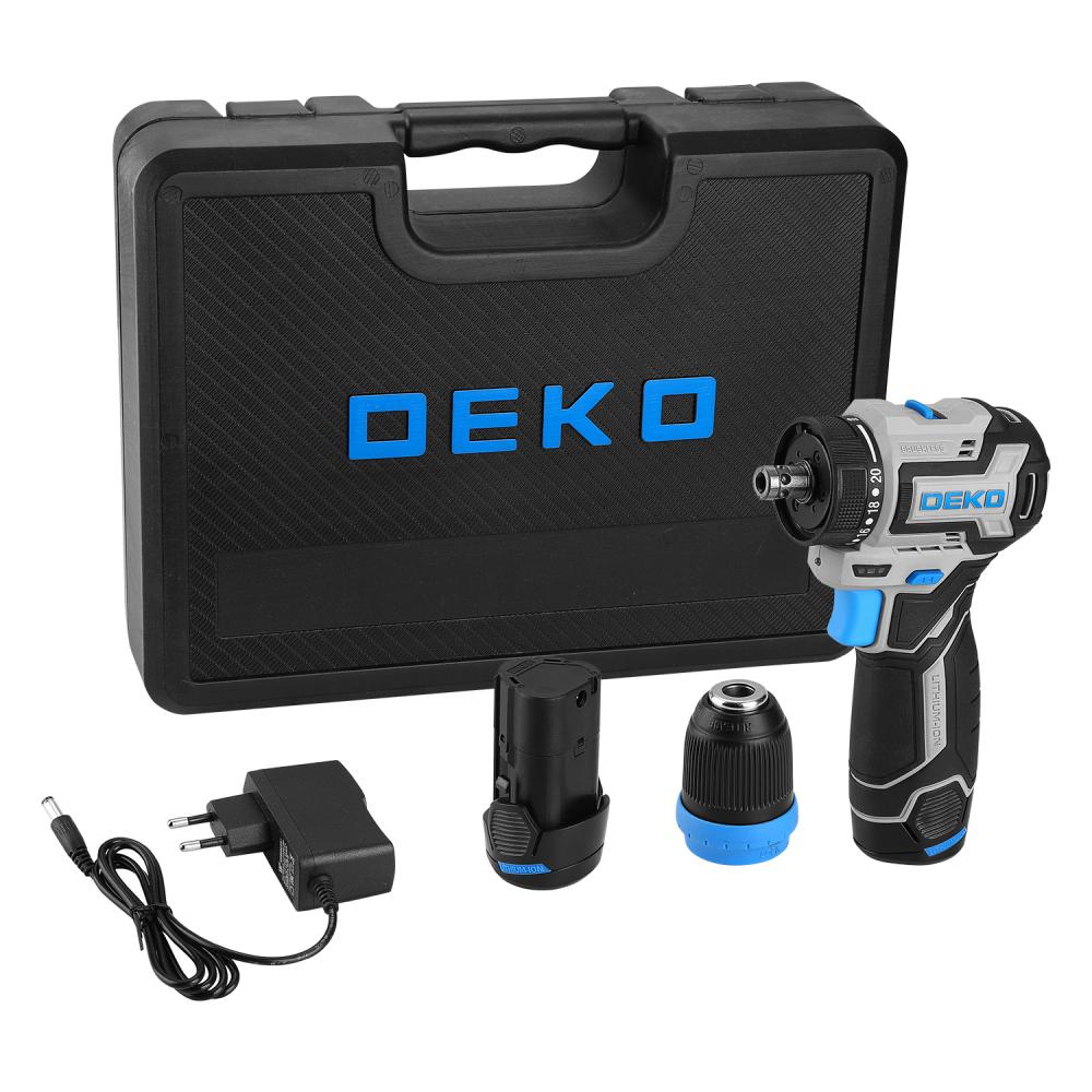 Аккумуляторная дрель-шуруповерт Deko Loner 12V PRO / 085-1122 — фото 4