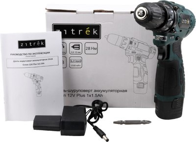 

Аккумуляторная дрель-шуруповерт, Green 12V Plus / 085-1013