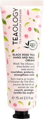 Крем для рук Teaology Black Rose Tea Hand and Nail Cream (75мл) - 