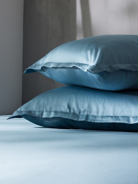 Наволочка Sima-Land Home Tencel 10285327 (серо-голубой)
