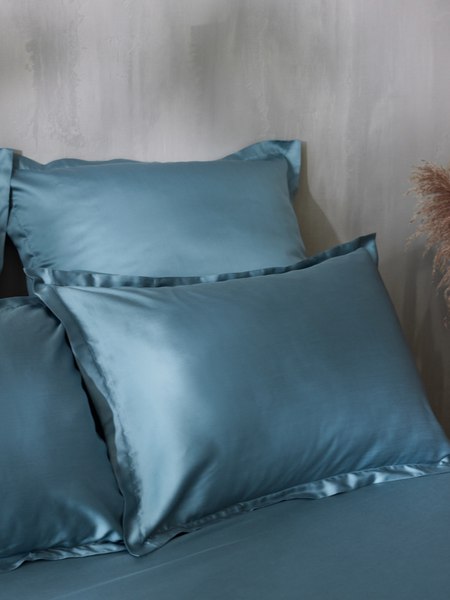 Наволочка Sima-Land Home Tencel 10285327 (серо-голубой)