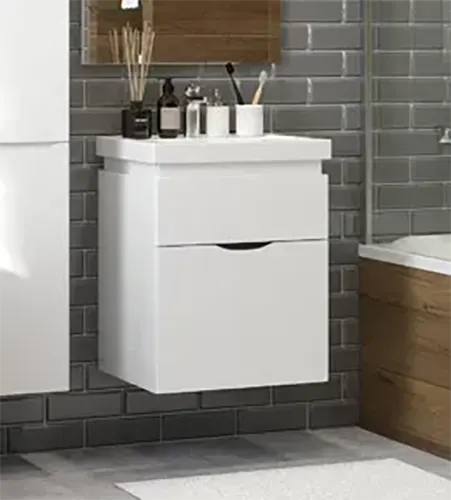 Тумба с умывальником Briz Сити Фостер 50 / 232 03-18050-06 00 БЕЛ
