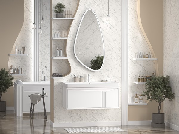Купить Тумба под умывальник Brevita Cascade 100 / CAS-09100-011Я в Могилеве