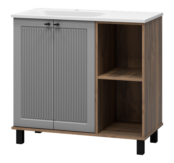 Купить Тумба под умывальник Brevita Lumus 90 / LUM-06070-0842ЯL в Минске