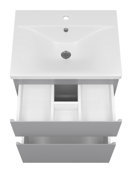 Купить Тумба с умывальником Misty Лаки 60 / П-Лак-01060-5012Я+RCW-140360WH в Барановичах