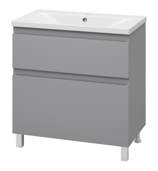 Купить Тумба с умывальником Misty Лаки 80 / П-Лак-01080-5012Я+RCW-140380WH в Барановичах
