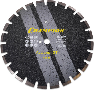 

Отрезной диск алмазный, ST 400/25.4/10/3.5 Asphafight / C1623