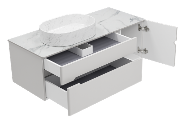 Купить Тумба под умывальник Brevita Pallisandro 120 / PAL-50120-501П2Я+PA01-120 в Барановичах