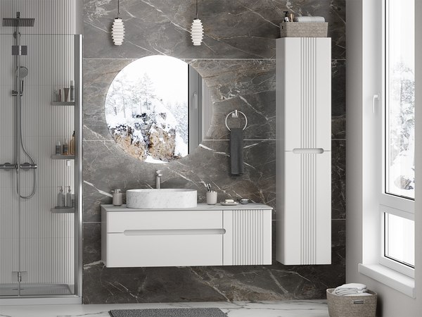 Купить Тумба под умывальник Brevita Pallisandro 120 / PAL-50120-501П2Я+PA01-120 в Барановичах