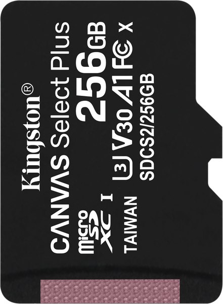 Карта памяти Kingston Canvas Select Plus microSDXC 256GB SDCS2/256GBSP