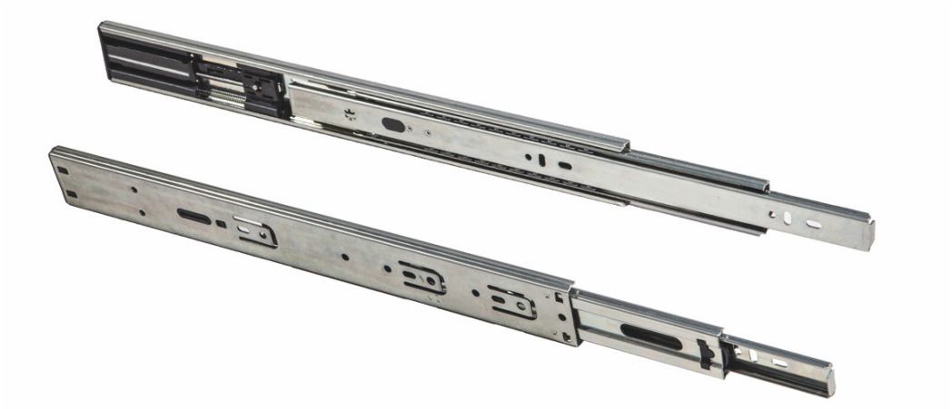 Комплект направляющих мебельных AKS 114 798 шариковые L-550 h=45 (soft close)