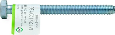 Болт ЕКТ М12х120/120 DIN933 8.8 / B009885 - 