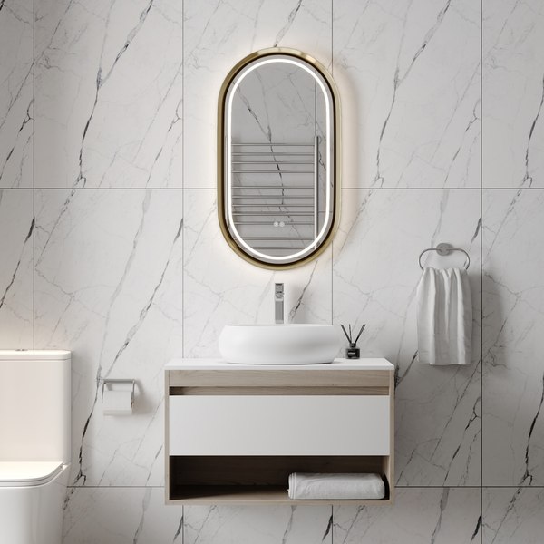 Зеркало Teymi Iva Magic Gold 500x900 / T20621