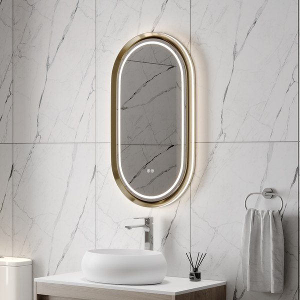 Купить Зеркало Teymi Iva Magic Gold 500x900 / T20621 в Минске