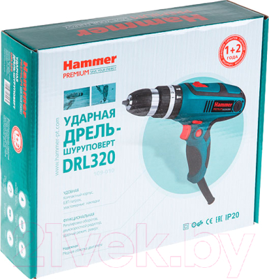 Дрель-шуруповерт Hammer DRL320 Premium