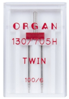Набор игл для швейной машины Organ 1-100/6 (двойные) - 