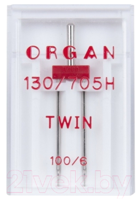 Набор игл для швейной машины Organ 1-100/6 (двойные)