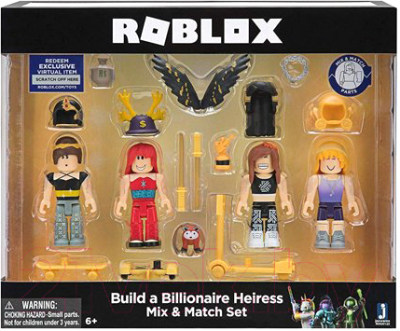 Набор фигурок коллекционных Roblox Создайте наследницу Миллиардера / ROG0125