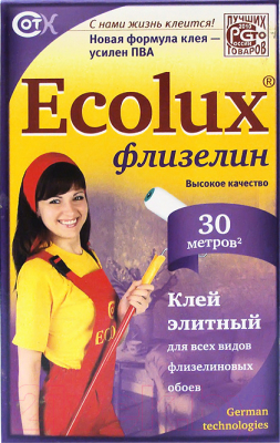 Клей для обоев Ecolux Флизелин (250г)