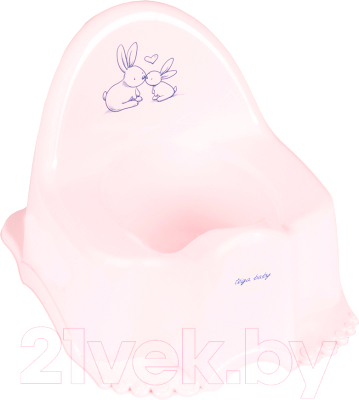 Детский горшок Tega Кролики / KR-007-104 (розовый)