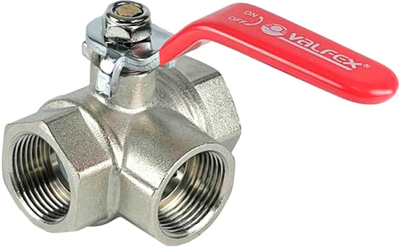 Шаровой кран Valfex ВР1/2"xВР1/2"xВР1/2" / VF.360.N.012