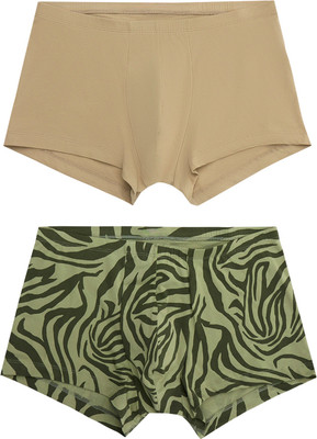 Комплект мужских трусов Mark Formelle 411216-2 (р.98-108, зеленый тигр/алюминий) -