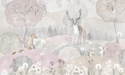 

Фотообои листовые, Детская 474