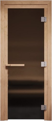 Стеклянная дверь для бани/сауны COOPER Pro 190x71.5