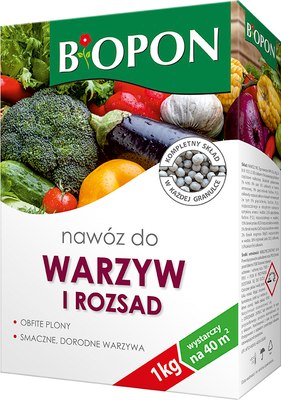 Удобрение Biopon для овощей и рассады (1кг) - 
