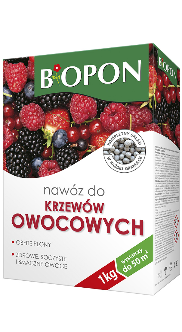 Удобрение Biopon Для плодовых и ягодных кустарников (1кг)