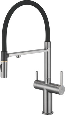 Смеситель Rose R458T (оружейная сталь) - 