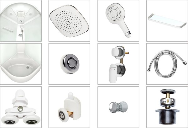 Купить Душевая кабина Domani-Spa Delight Slim 110 High / DS01DS110HBT00 в Гомеле