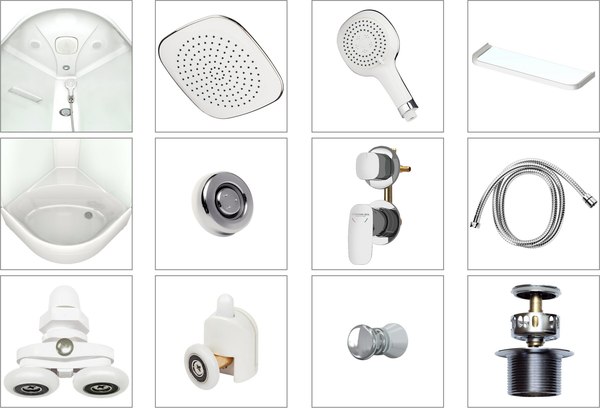 Купить Душевая кабина Domani-Spa Delight Slim 88 High / DS01DS88HWM00 в Гомеле