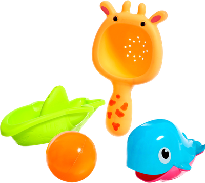 Набор игрушек для ванной Sima-Land Кит 8844 / 10350658 (4шт) -