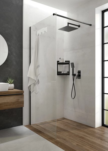 Купить Душевая стенка Deante Mokko Nero Walk-In KQM_N39P в Бобруйске