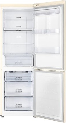 Холодильник с морозильником Samsung RB33A32N0EL/WT